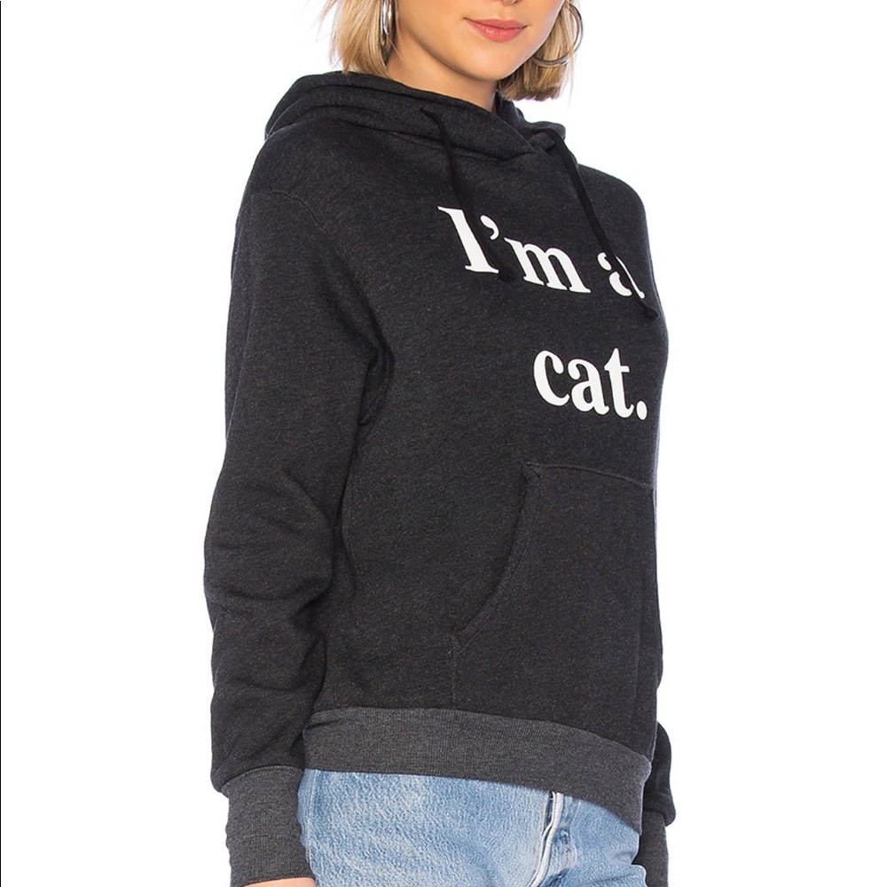 WILDFOX Coture:  I’m a cat Hoodie. Sz: S - Picture 3 of 8